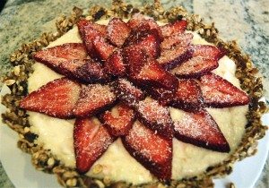 Weekly Recipe - Yogurt Date Tart w/White Chocolate