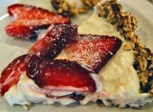 Weekly Recipe - Yogurt Date Tart w/White Chocolate