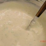 Cream Dip for Kale Black Bean and Corn Moons