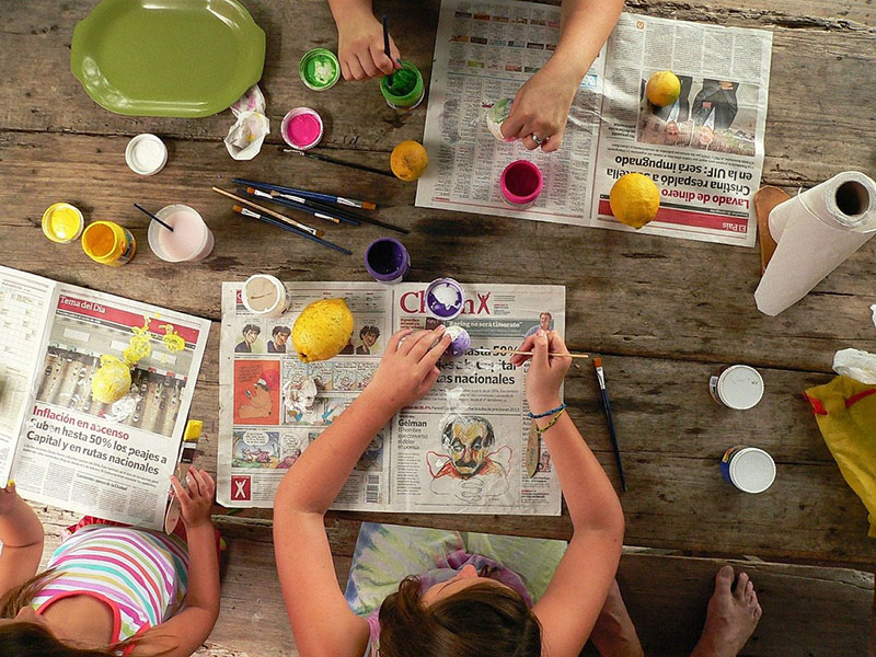 spring-crafts-Montessori preschool-Hill Point Montessori